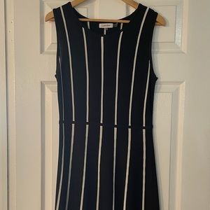Calvin Klein Black Knit Dress A line